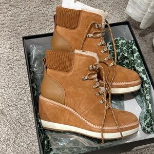 Kate Spade New York Willow Suede Wedge Boots